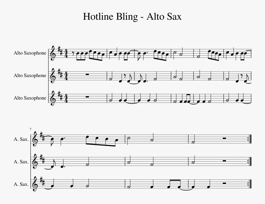 Alto Sax Sheet Music Lil Uzi, HD Png Download, Free Download