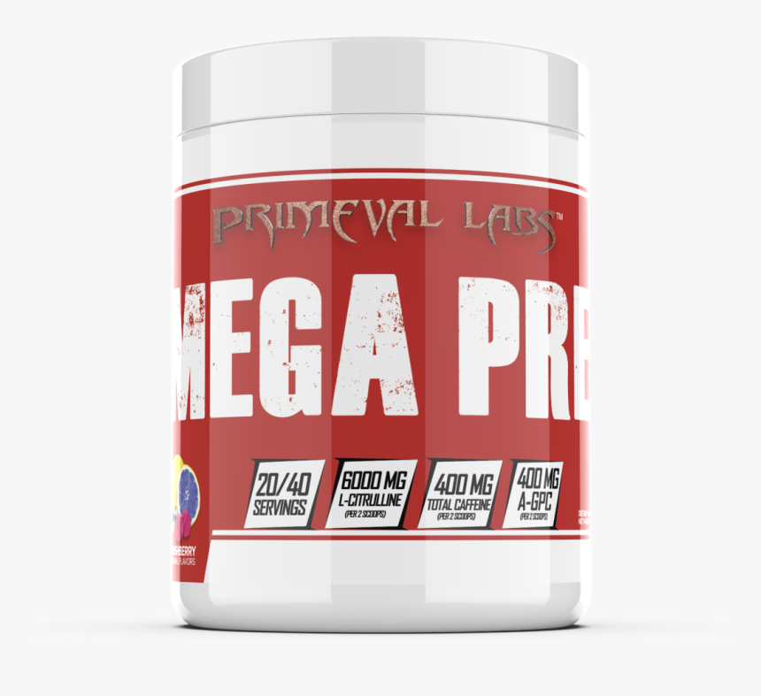 Primeval Labs Mega Pre Red, HD Png Download, Free Download