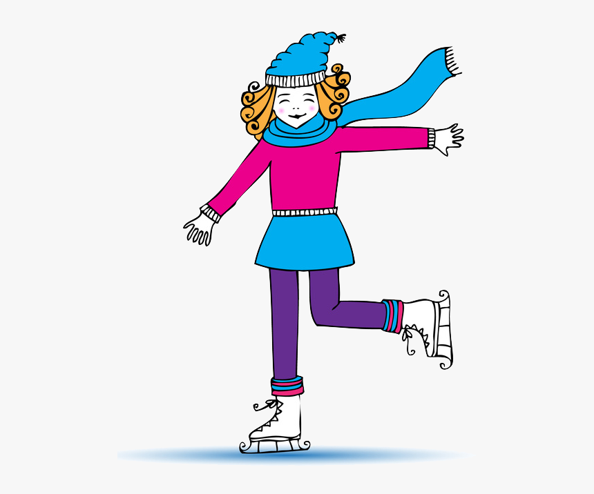 animated figure skating clipart