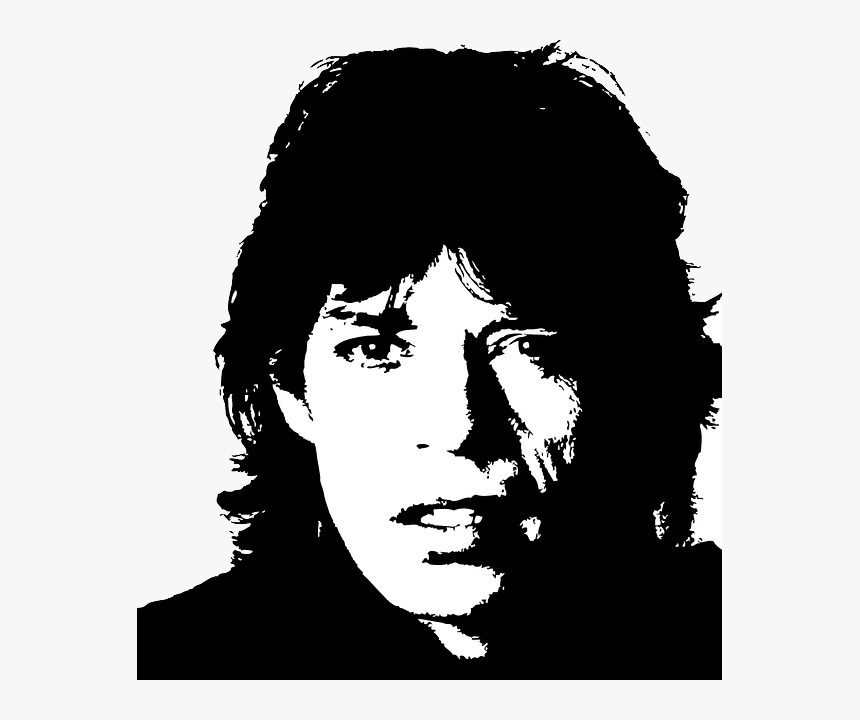 Mick Jagger Clipart - Mick Jagger Vector Free, HD Png Download, Free Download