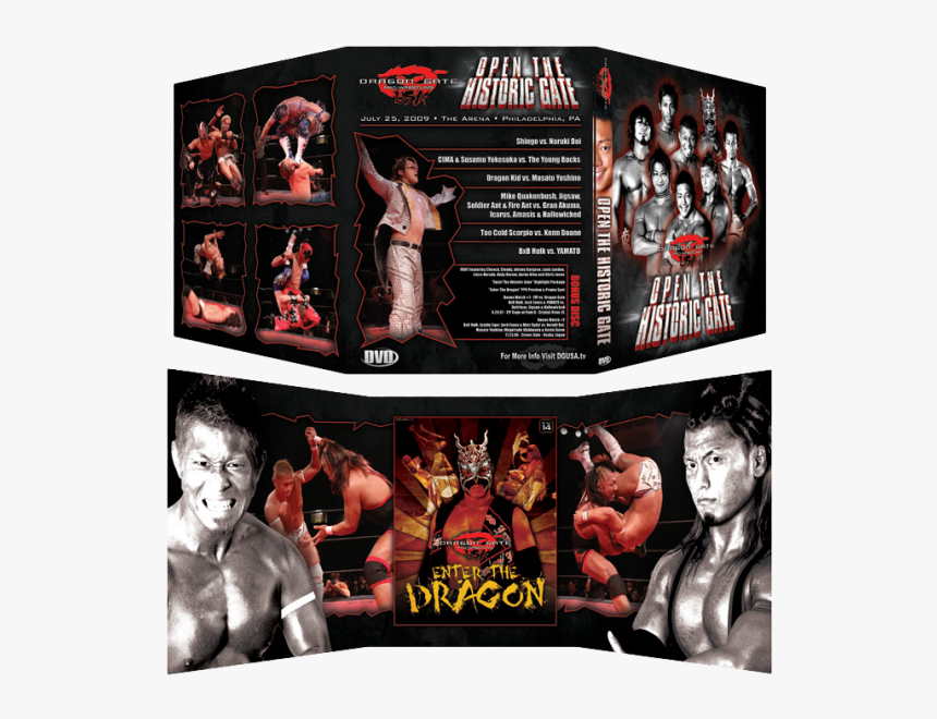 Historicdvd-large - Dragon Gate Usa Enter, HD Png Download, Free Download