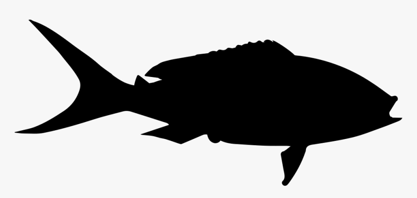 Fish Clip Art Scalable Vector Graphics Computer Icons - Fish Shape Black And White, HD Png Download, Free Download