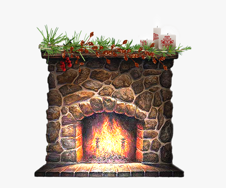 Tube Hiver, Noël - Hearth, HD Png Download, Free Download