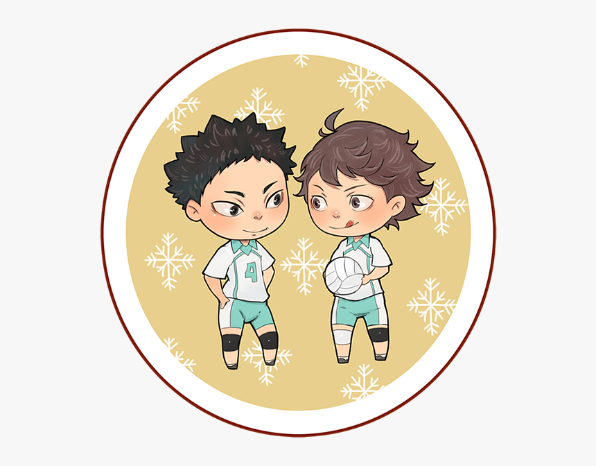 #haikyuu #hajime #iwaizumi #toru #oikawa #iwaoi #chibi - Iwaizumi Haikyuu Chibi Comics Oikawa, HD Png Download, Free Download