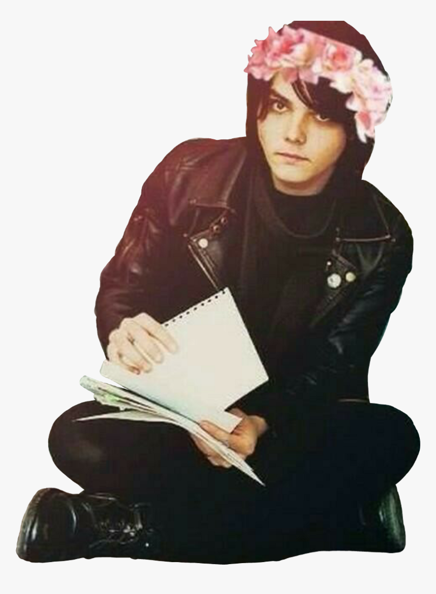 Gerardway Gerard Way Flowercrown Geesus Mcr - Gerard Way, HD Png Download, Free Download