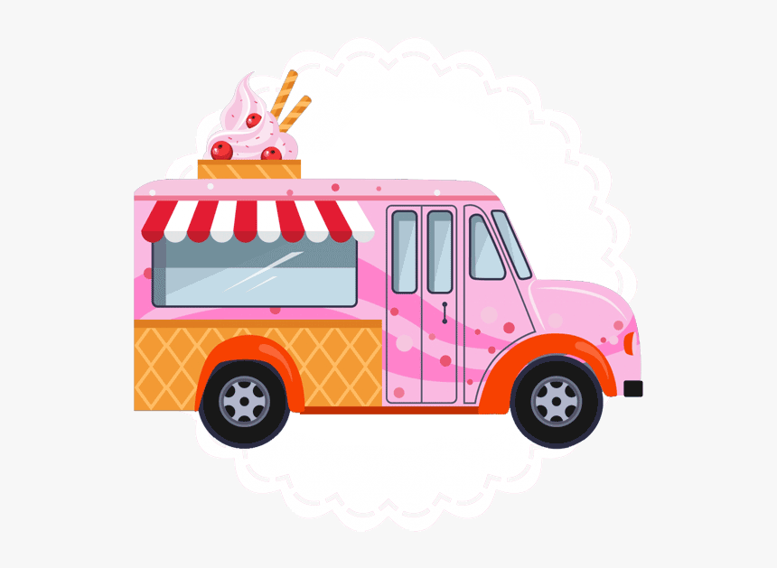 Tonibell Ices Van Hire - Ice Cream Bus Png, Transparent Png, Free Download