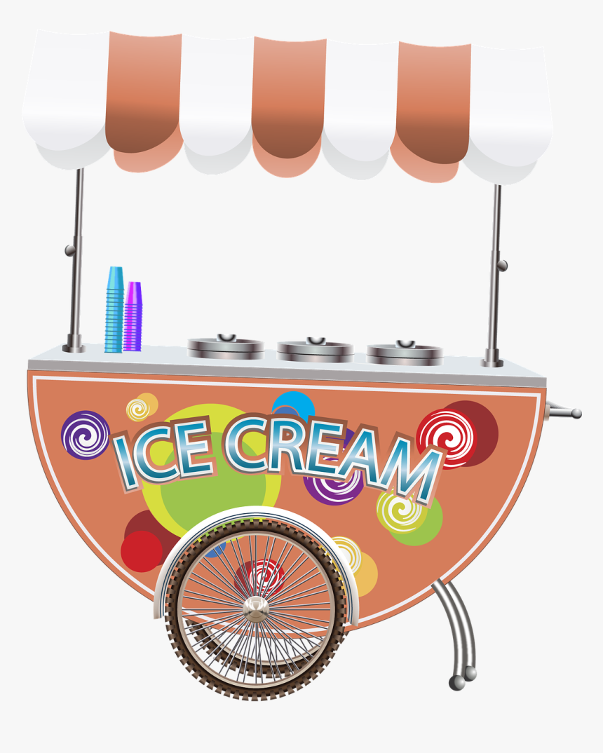 Ice Cream Truck Flavors - Ice Cream Car Png, Transparent Png, Free Download