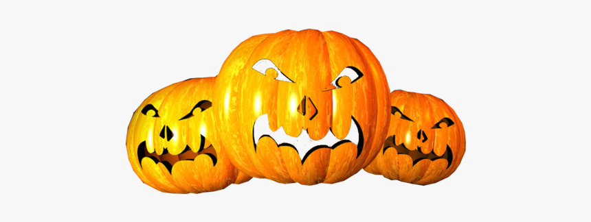 Scary Pumpkin Png, Transparent Png, Free Download