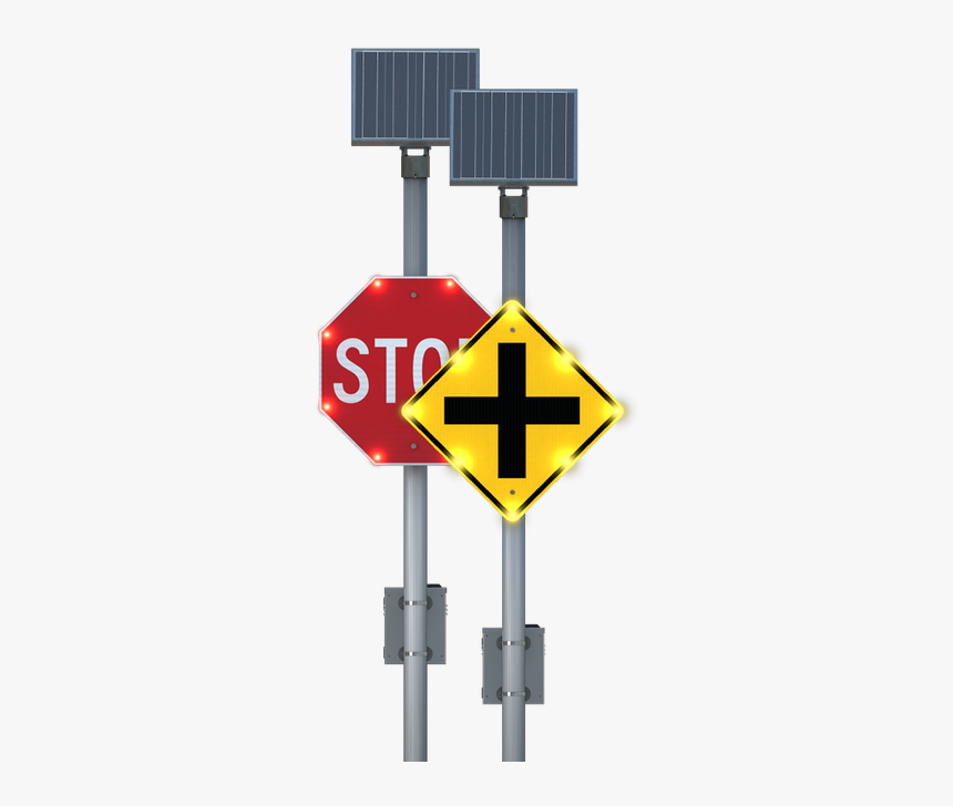 Intersection Conflict Warning System - Stop Sign, HD Png Download, Free Download