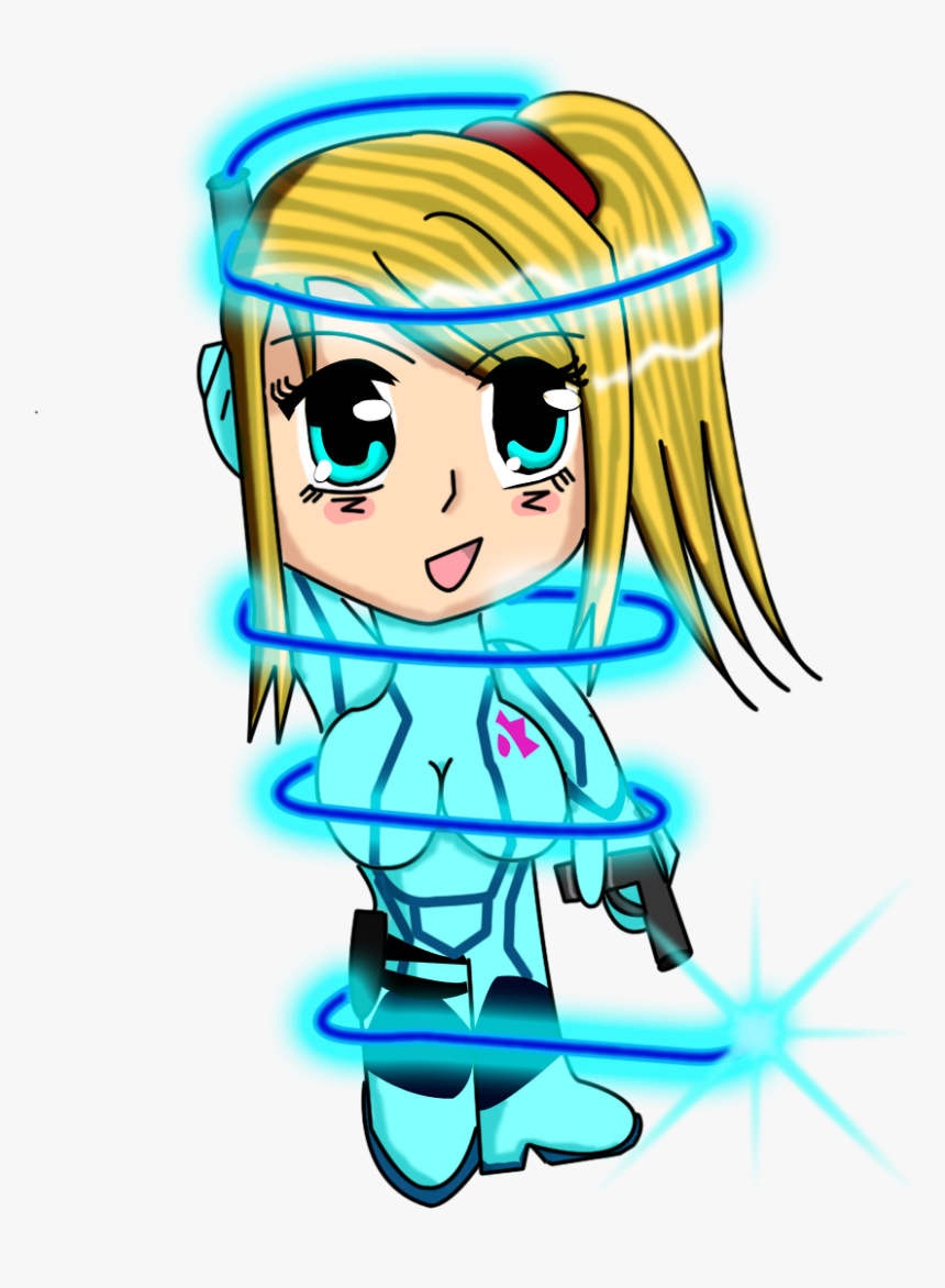 Chibi Samus Aran - Cartoon, HD Png Download, Free Download