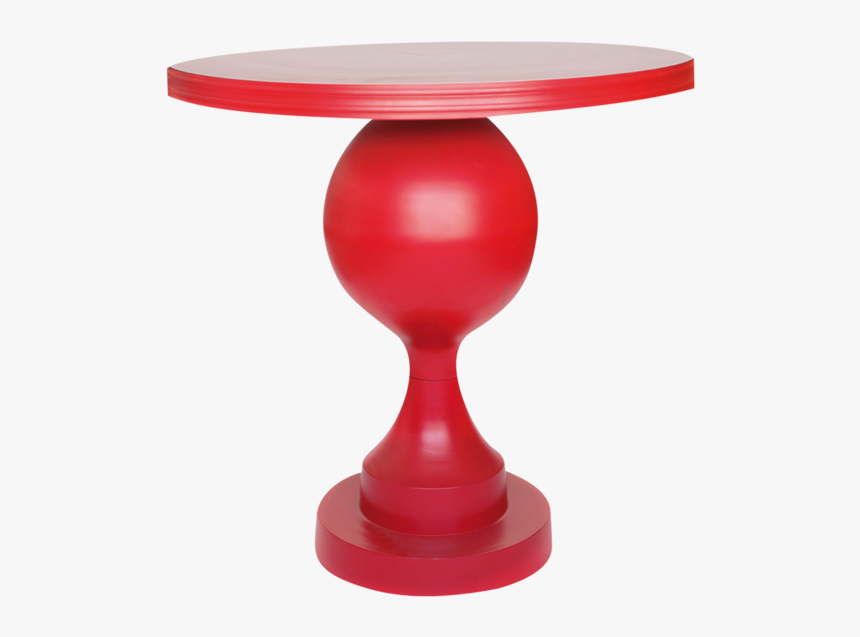 Osiris Aluminum Cafe Table Red - End Table, HD Png Download, Free Download