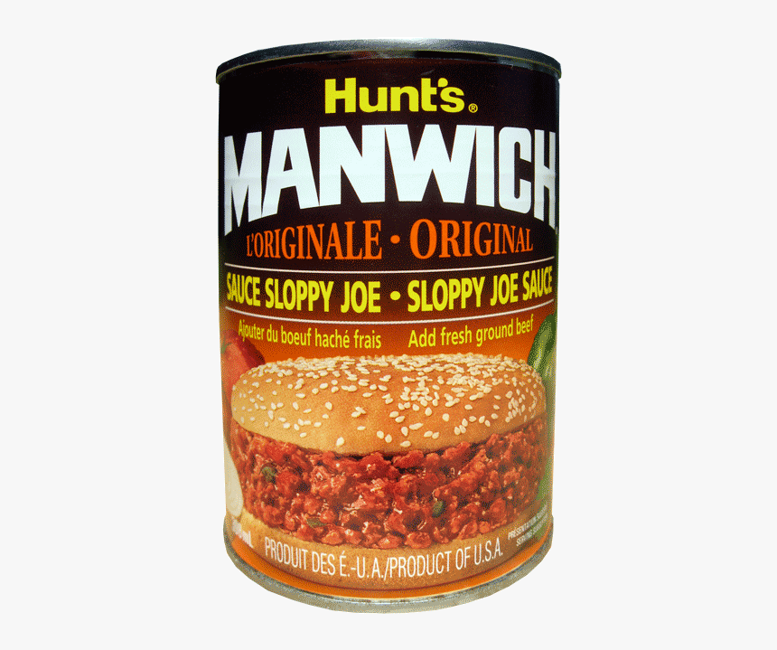 Hunt name. Manwich sloppy Joe. Manwich. Slop Sauce.