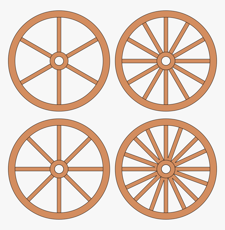 Cart Or Wagon Wheels - Wagon Wheels Clipart, HD Png Download, Free Download