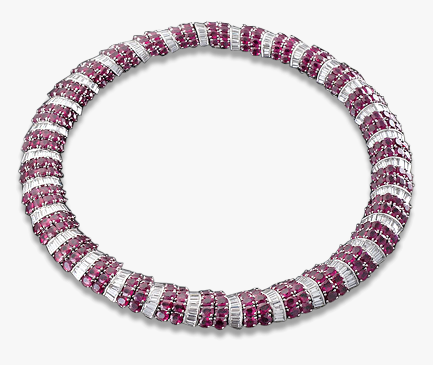 Burma Ruby And Diamond Necklace - پروانه برنجی پمپ اب, HD Png Download, Free Download