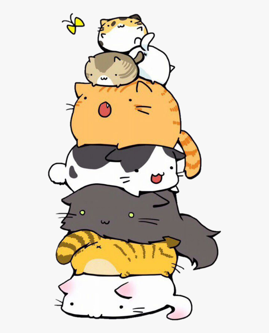 Anime Cute Cat Wallpaper Iphone Hd Png Download Kindpng