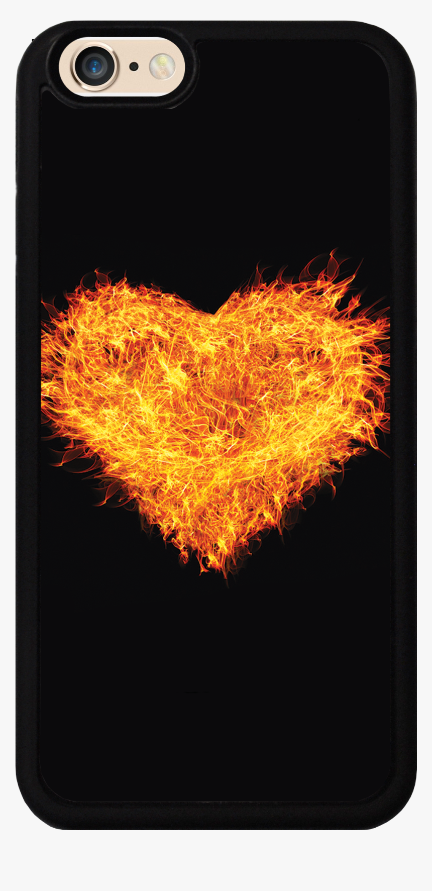 Heart In Fire Case - Heart On Fire Hd, HD Png Download, Free Download