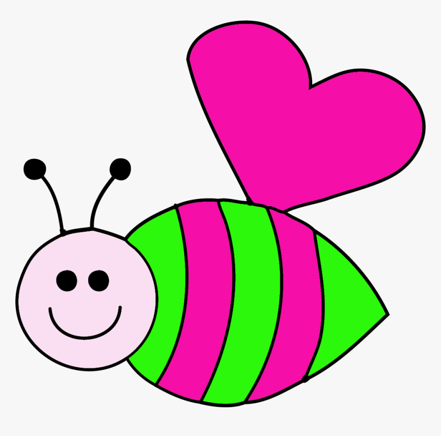 Img Draggable=false Class=emoji - Clipart Bees Pink, HD Png Download, Free Download