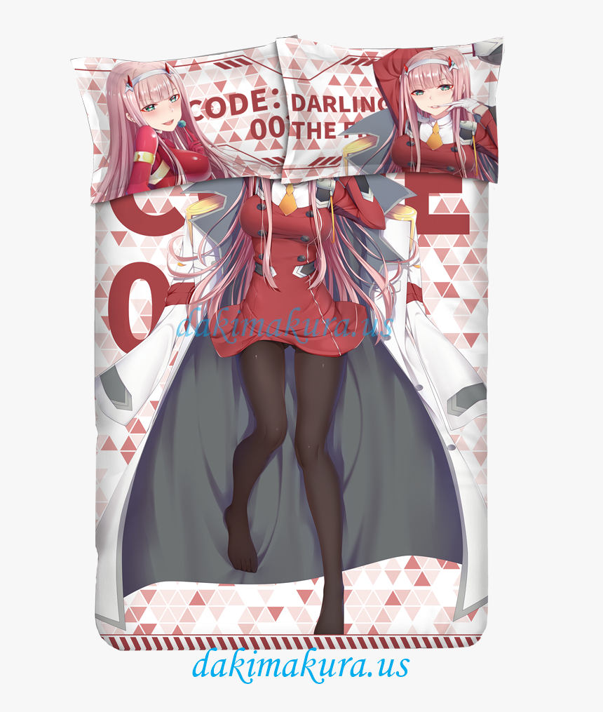 Zero Japanese Anime Bed Sheet Duvet Cover With Pillow - Darling In The Franxx Zero1, HD Png Download, Free Download