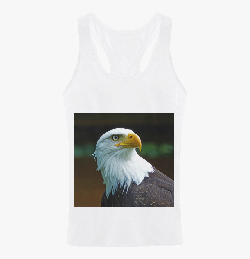 Bald Eagle Head 004 01 Plus Size Men"s I Shaped Tank - Bald Eagle, HD Png Download, Free Download