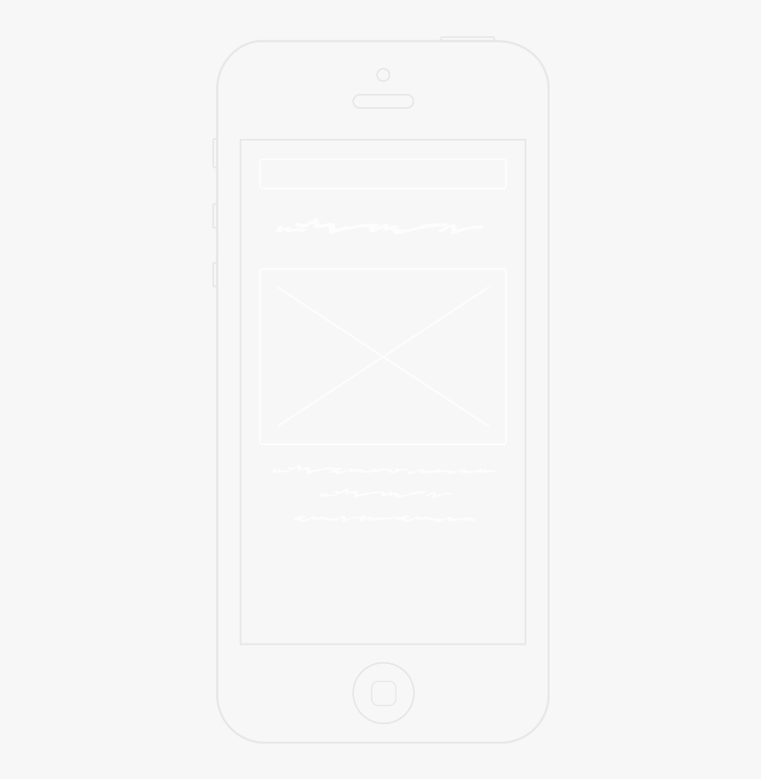 Phone Outline - Symmetry, HD Png Download, Free Download