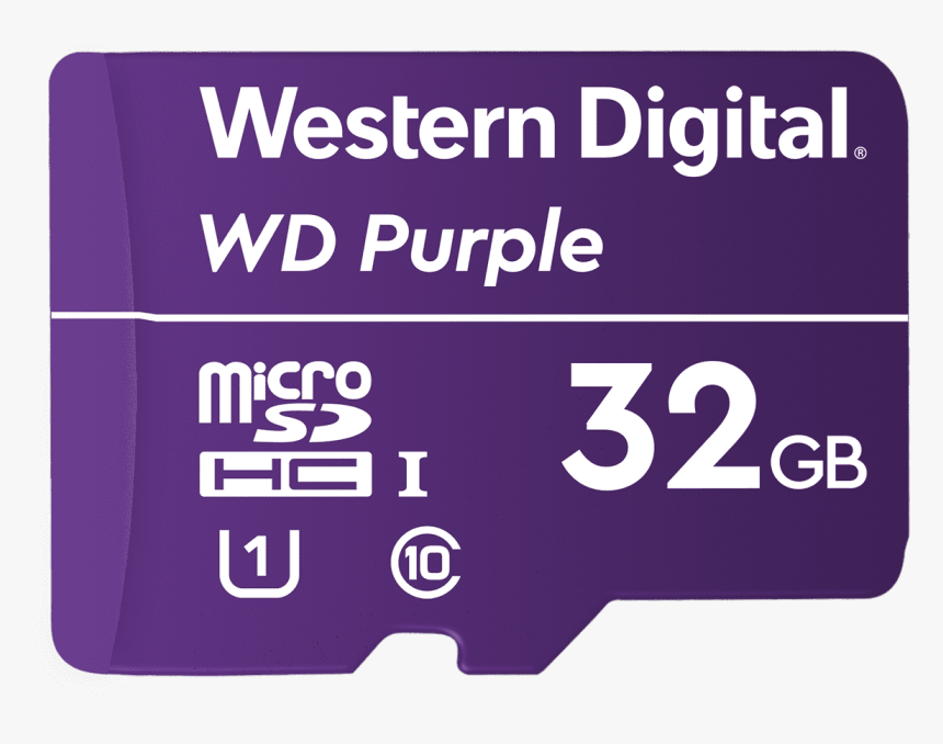 Wd Purple Microsd 32gb - Memory Card, HD Png Download, Free Download