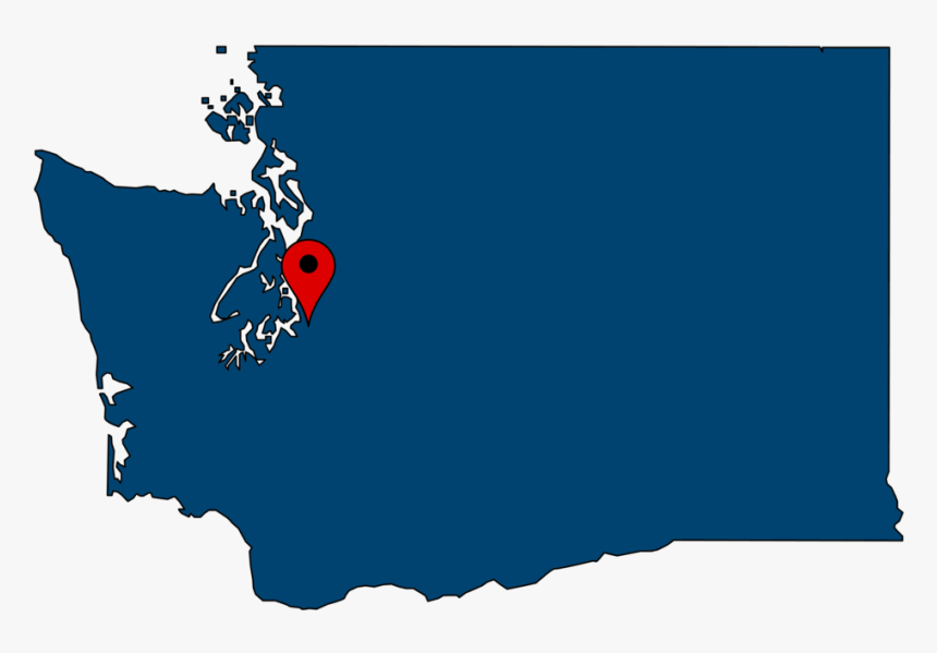 Washington State Map Png , Png Download - Washington State Transparent Background, Png Download, Free Download