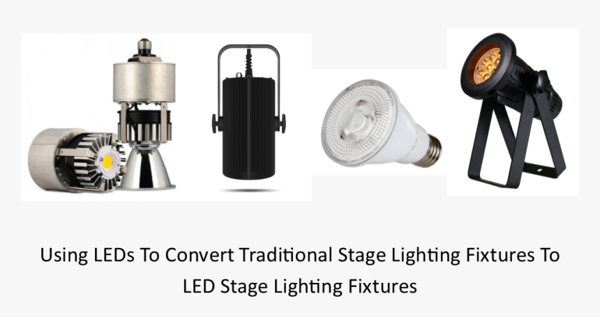 Using Led Lamps To Convert Traditional Stage Lighting - Satellite, HD Png Download, Free Download