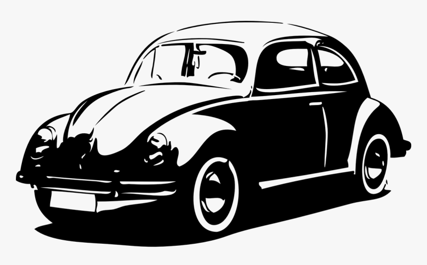 Volkswagen Black And White, HD Png Download, Free Download