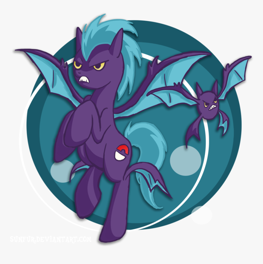 Sunfur, Crobat, Pokémon, Ponified, Safe - Cartoon, HD Png Download, Free Download