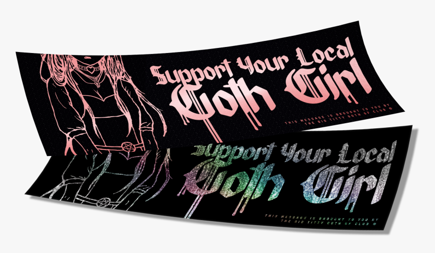 Image Of Support Goth Girls Box Slap - Trunks, HD Png Download, Free Download