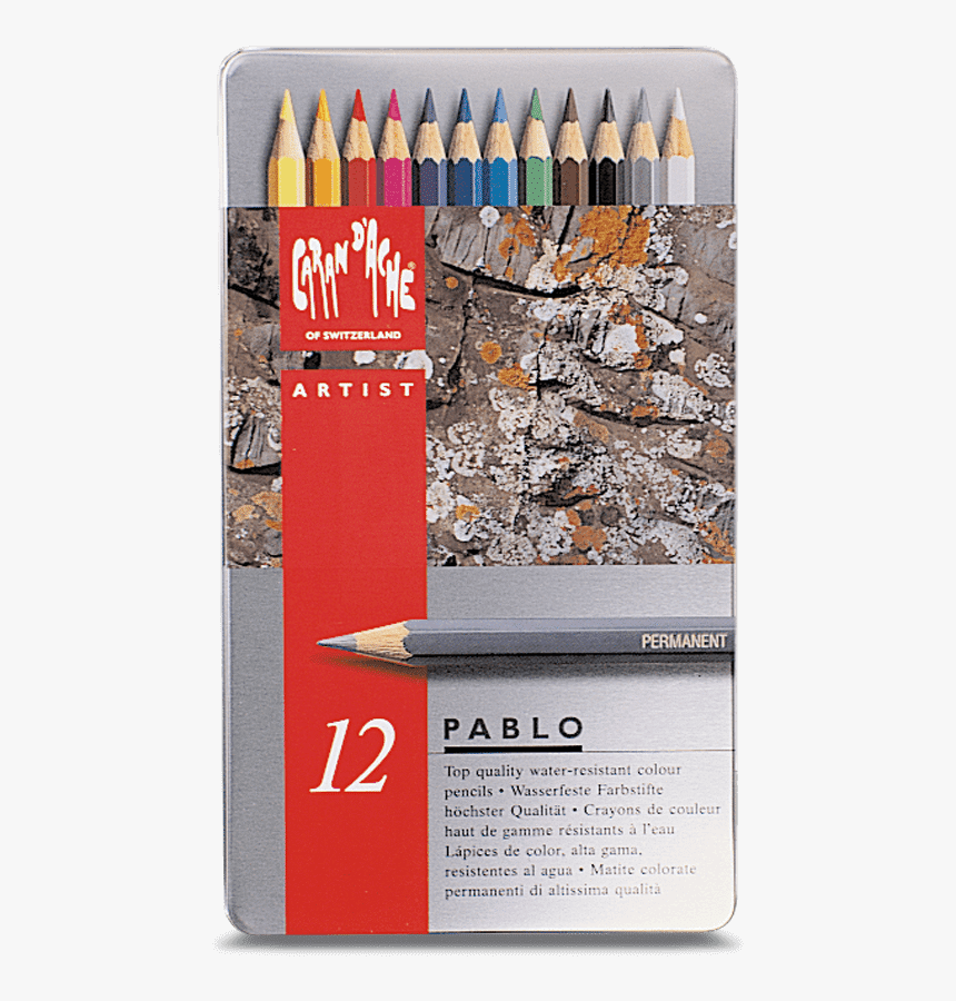 Caran D Ache Pablo Color Pencils Set, HD Png Download, Free Download