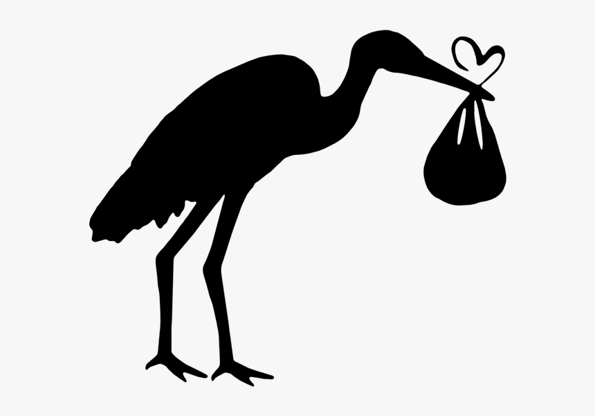 Stork Png Image File - Silhouette Stork Png, Transparent Png, Free Download