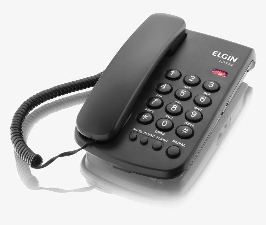 Telefone Com Fio Elgin , Png Download - Telefone 2000, Transparent Png, Free Download