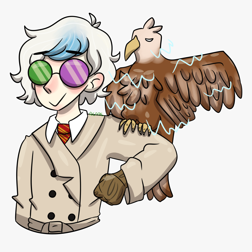 Detective Boi And His Glorified Eagle - Cartoon, HD Png Download, Free Download