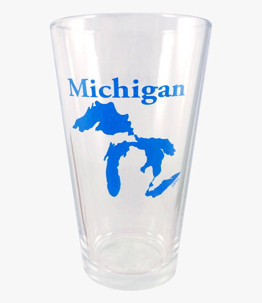 Great Lakes Outline Pint Glass - Great Lakes, HD Png Download, Free Download