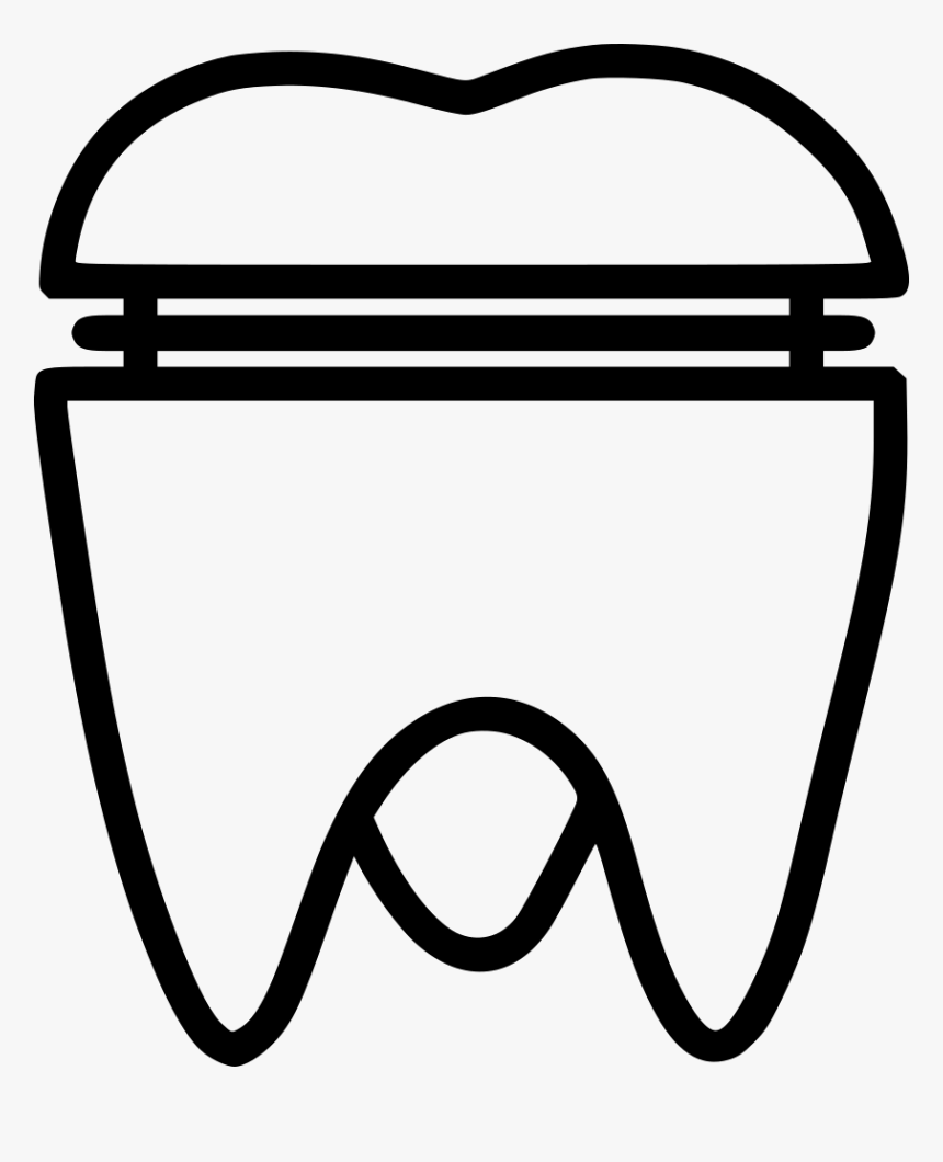 Transparent Tooth Outline Clipart - Molar Icon Png, Png Download, Free Download