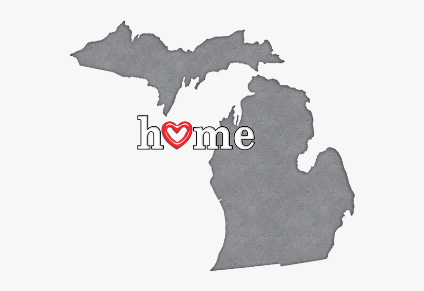 Michigan Map Png, Transparent Png, Free Download