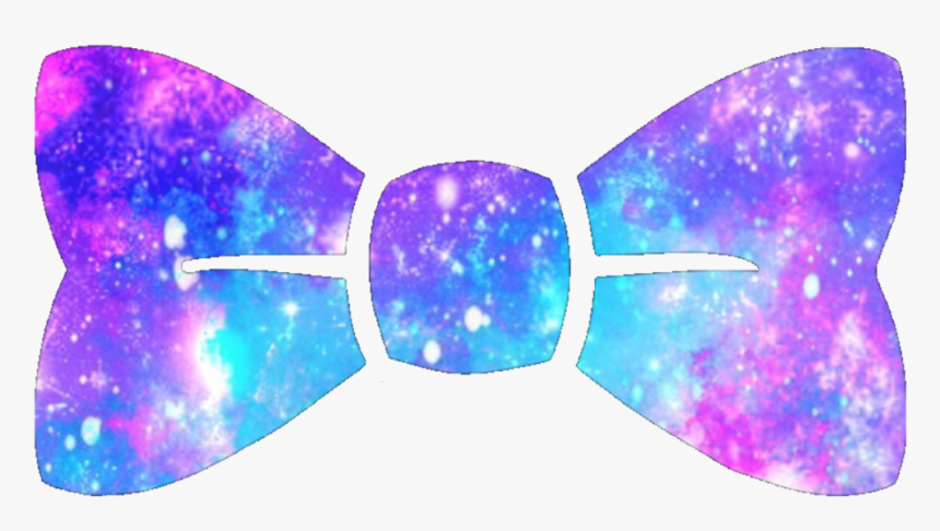 Bows Ribbon Galaxy Glitter Girly Png Png Pink Bow Ribbon,, Transparent Png, Free Download