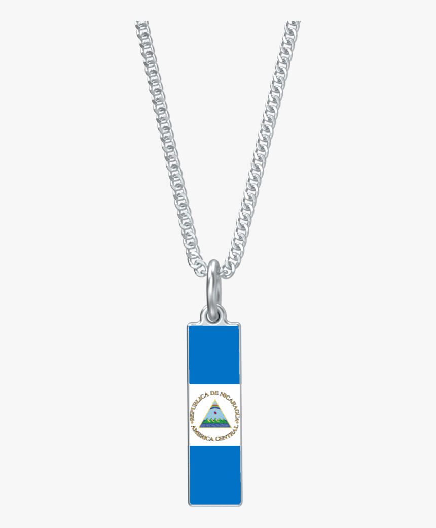 Nicaragua Drop Pendant In Silver - Spain Pendant Chain, HD Png Download, Free Download