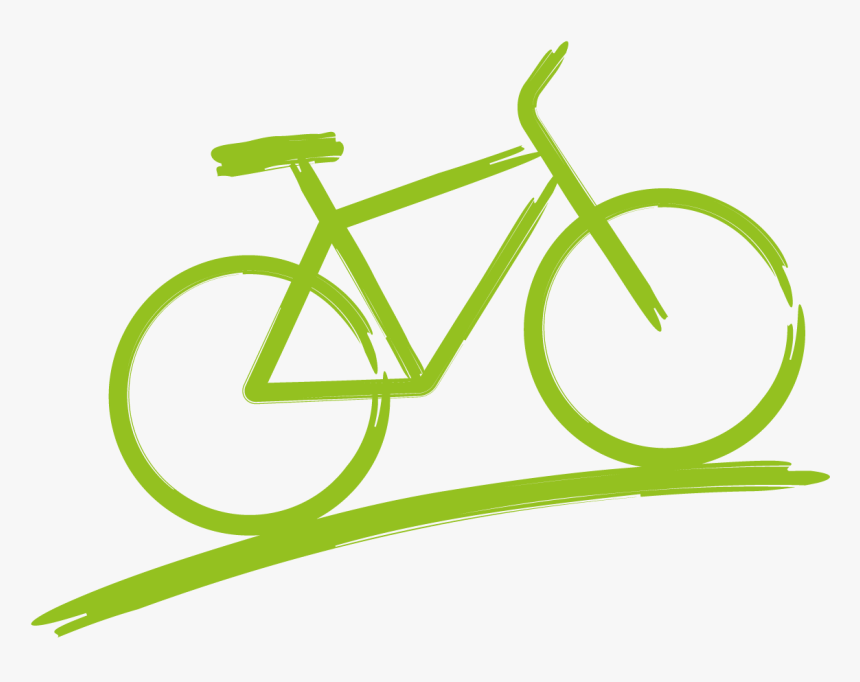 Charity Cycle Rides - Bicycle Icon Green, HD Png Download, Free Download