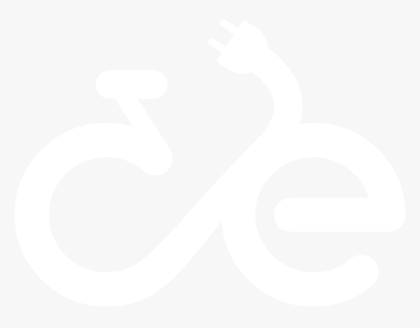 E Bike Icon White, HD Png Download, Free Download