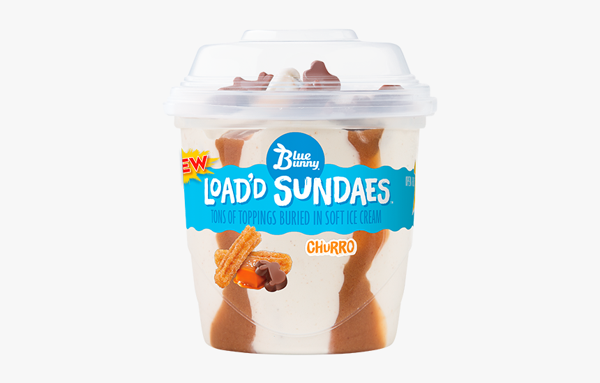 Blue Bunny Loaded Sundaes Flavors, HD Png Download, Free Download