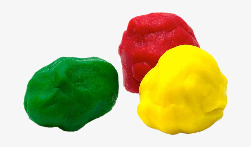 Balls Of Coloured Plasticine - Clip Art Play Dough, HD Png Download, Free Download