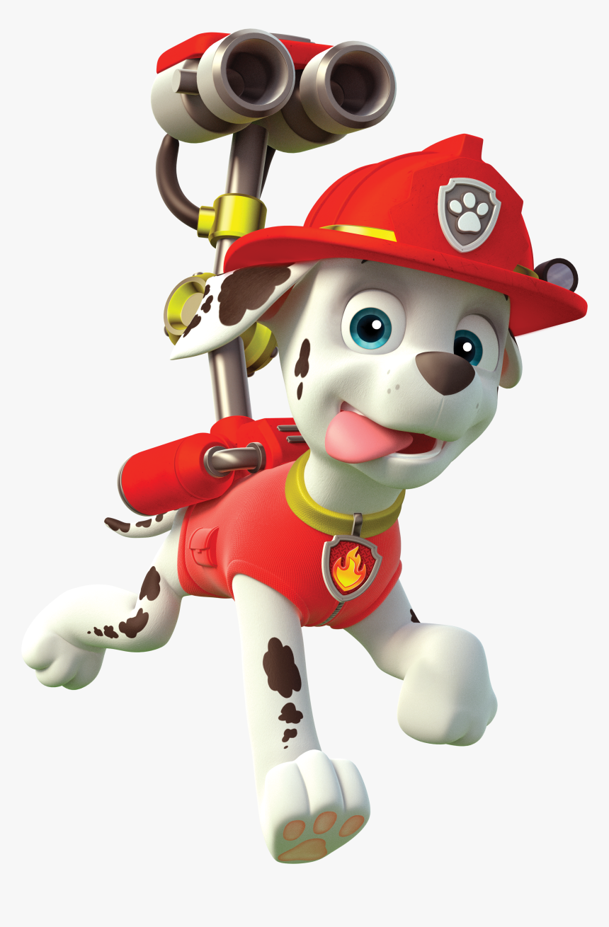 Paw Patrol Banner Royalty Transparent Background - Paw Patrol Marshall Running, HD Png Download, Free Download