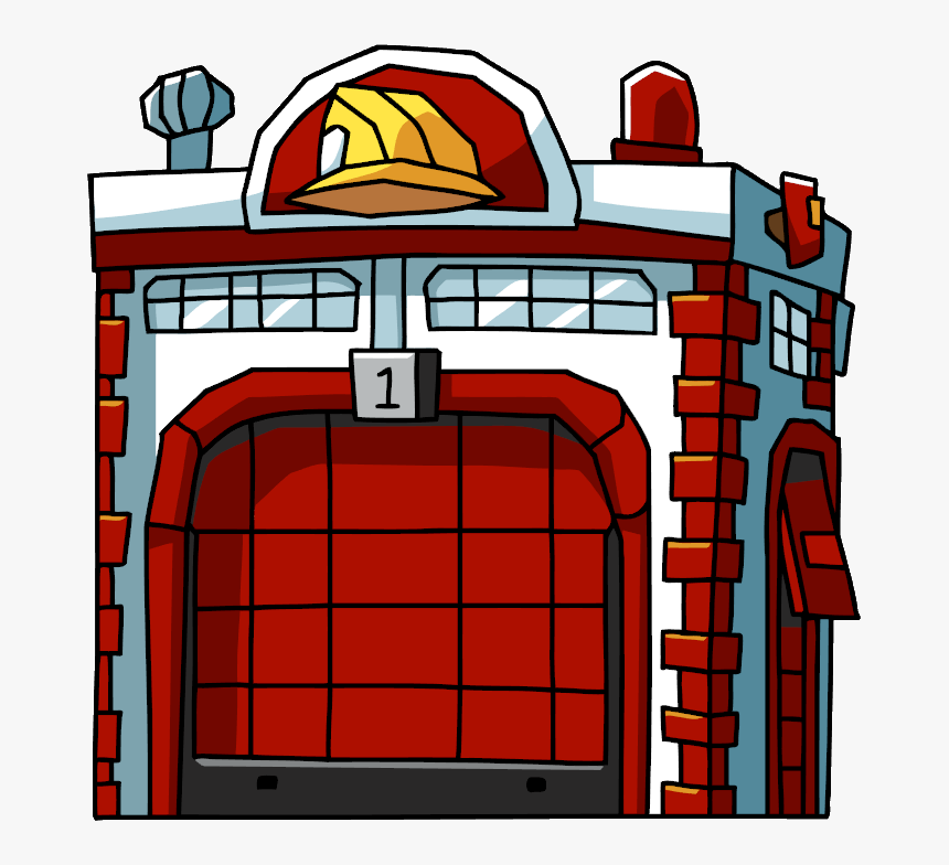 Fire Station Cartoon Png , Png Download - Fire Station Png Clipart, Transparent Png, Free Download