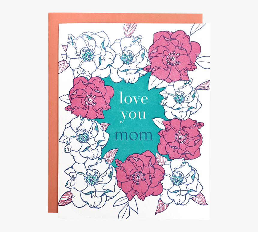 Rose Frame Mom Card - Floribunda, HD Png Download, Free Download