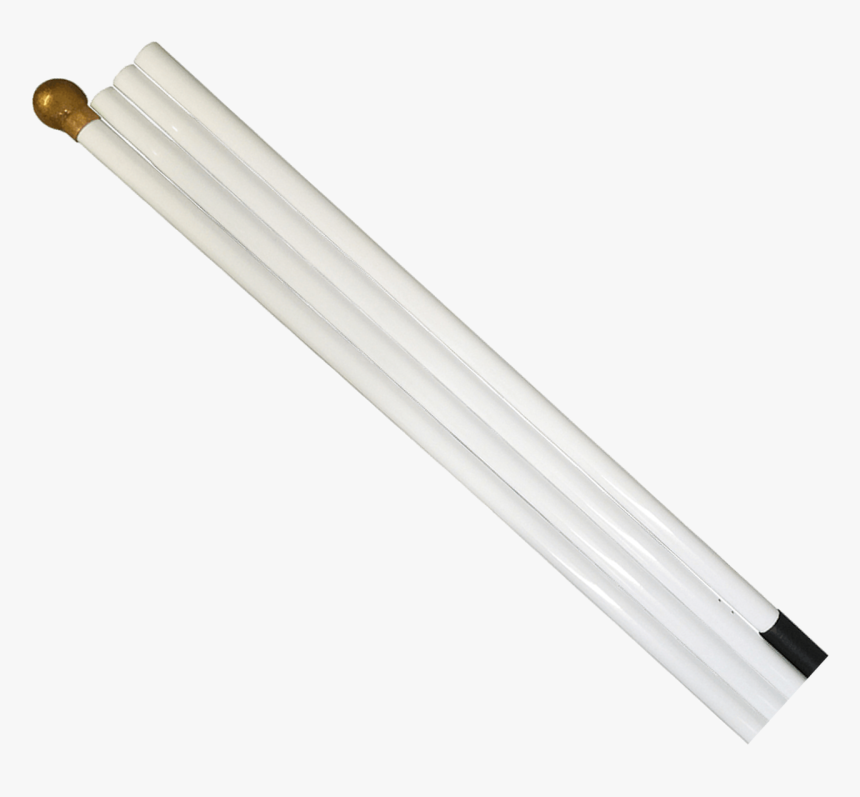 White Titan Flagpole Replacement Sections - Fluorescent Lamp, HD Png Download, Free Download