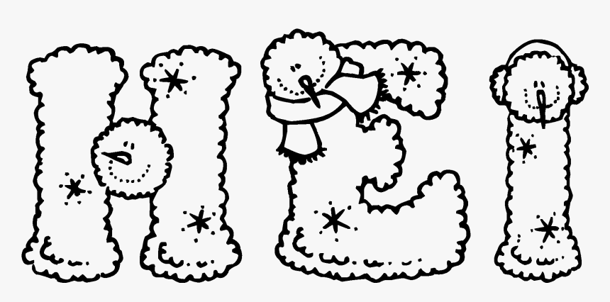 Winter Coloring Pages For Kids, HD Png Download, Free Download