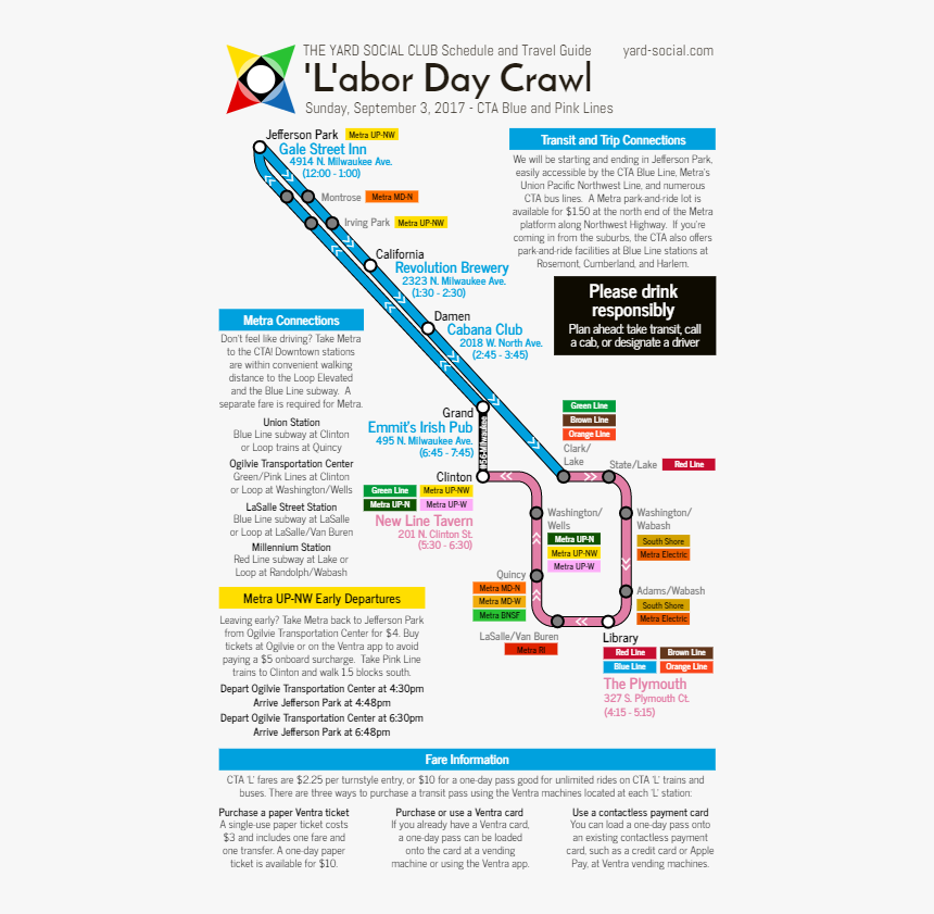 Blue Line Transfer To Pink Line , Png Download - Train Pub Crawl, Transparent Png, Free Download