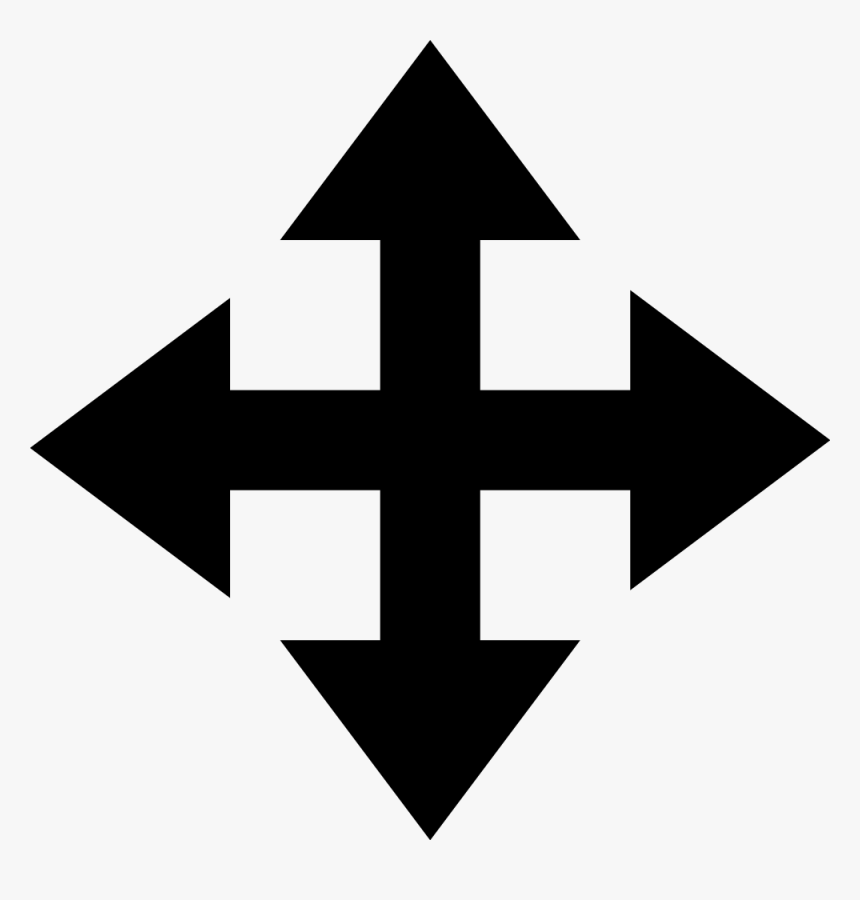 Free All Direction Arrows Icon Png Vector Arrows In 4 Directions 